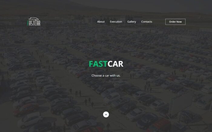 FastCar | Delivery of cars | HTML Template Landing Page Template