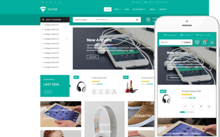 Faster - Multipurpose Theme WooCommerce Theme