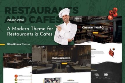 Kasuari | Restaurants and Cafes WordPress Theme