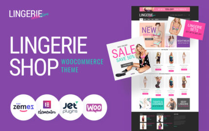 Feminine Lingerie WooCommerce Theme