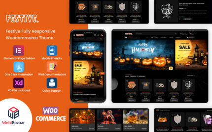 Festive - Halloween & Christmas Gift Responsive WooCommerce Theme