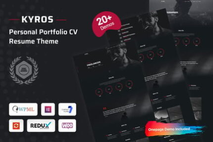 Kyros - Personal Portfolio CV Resume Theme