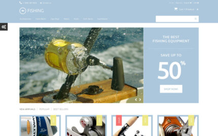 Fishing Equipment PrestaShop Theme