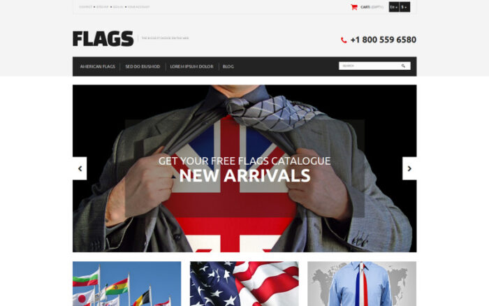 Flag Shop PrestaShop Theme