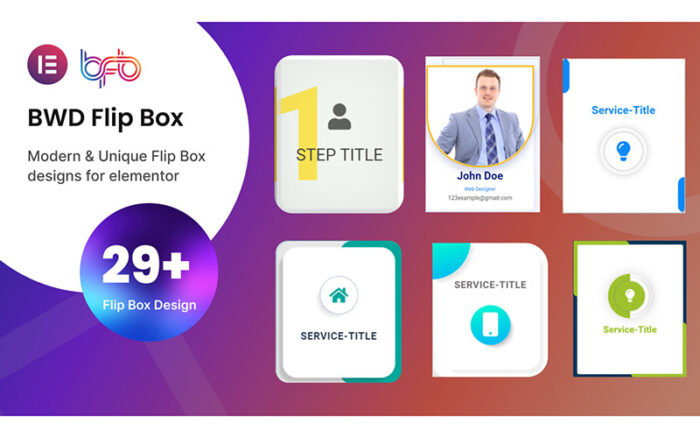 Flip Box WordPress Plugin For Elementor