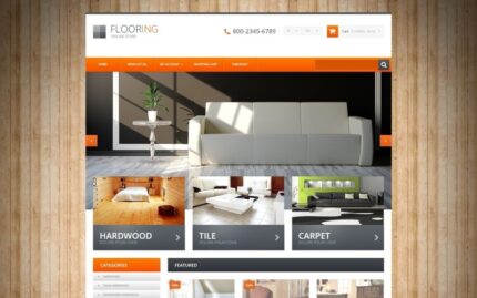 Flooring Responsive OpenCart Template