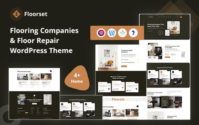 Floorset – Flooring Companies & Floor Repair WordPress Theme