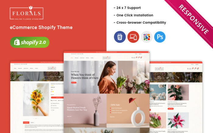 Florals - Flower Shop and Florist Shopify Theme