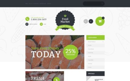 Food Market OpenCart Template