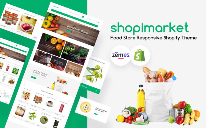 Food Store Responsive Shopify Theme