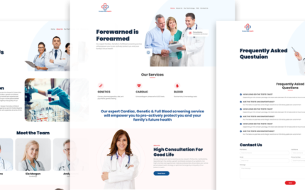 Forearmed Health - Bootstrap 5 Template Website Template