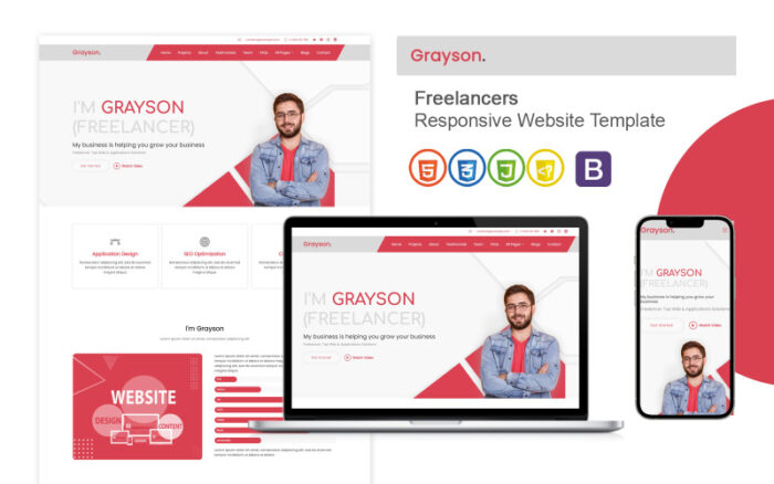 Freelancer - Best Personal Portfolio Website Template