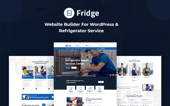 Fridge - Refrigerator Service WordPress Theme