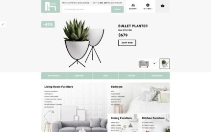 Furniture Store OpenCart Template