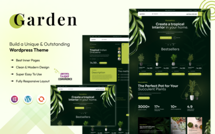 Garden - Plants And Pots WooCommerce Theme