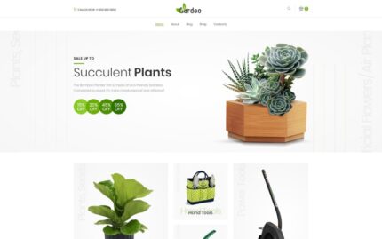 Gardeo - Garden Equipment Elementor WooCommerce Theme