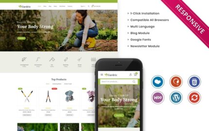 Gardric - The Gardening & Houseplants Woocommerce Responsive Theme WooCommerce Theme