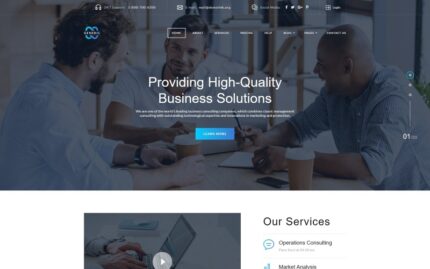 Generic - Creative Business Consulting Multipage HTML Website Template