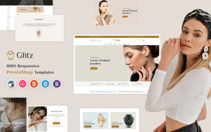 Glitz - Jewellery PrestaShop Template PrestaShop Theme