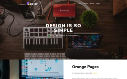 Goalor - Creative Agency Multipurpose Modern WordPress Elementor Theme WordPress Theme