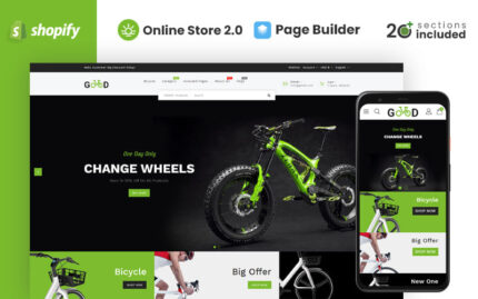 Good Bikes & Bicycle Store Shopify Theme