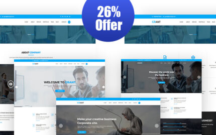 Grant - Corporate Responsive WordPress Theme