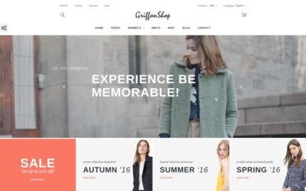 Griffon Shop - Apparel PrestaShop Theme