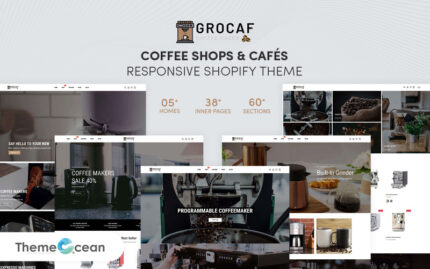 Grocaf - Coffee Shops and Cafés Responsive Shopify Theme