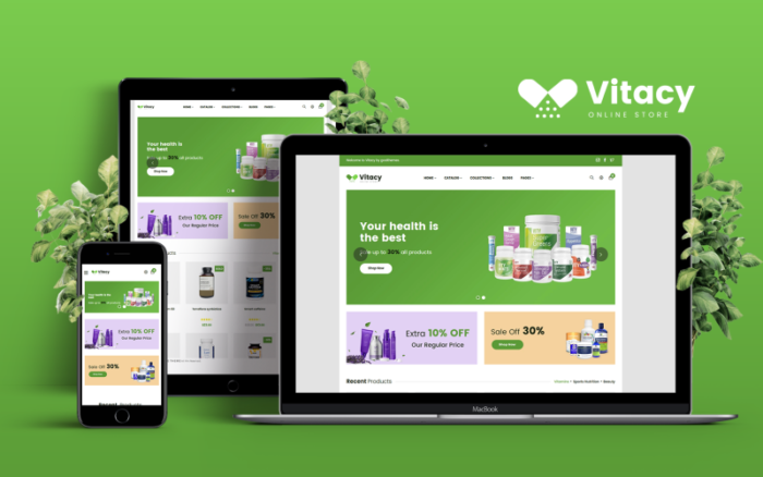 Gts Vitacy - Medical & Health Shopify Theme