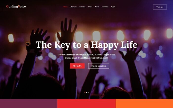 Guiding Voice - Life Coach WordPress theme WordPress Theme