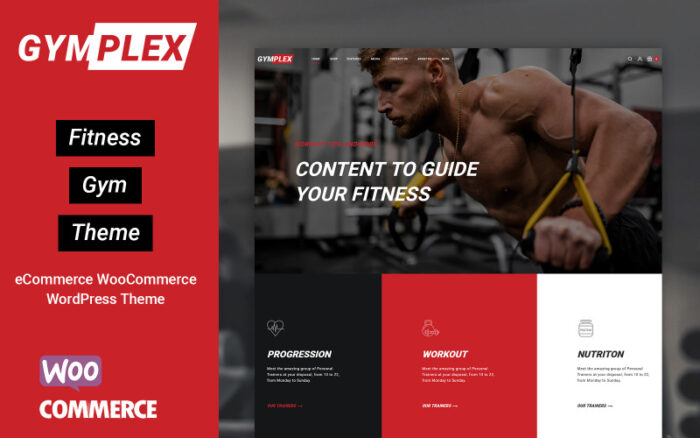 Gymplex - Sports, Fitness and Gym WooCommerce Theme