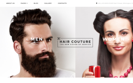 Hair Salon Responsive Joomla 3 Template Joomla Template