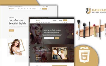 Hairrar Hair And Beauty Salon HTML5 Website Template