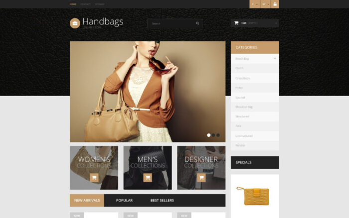 Handbag Boutique PrestaShop Theme