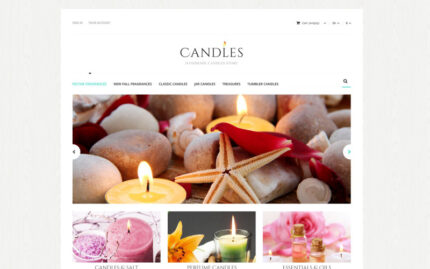 Handmade Candles Store PrestaShop Theme