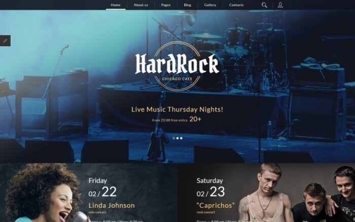 HardRock Joomla Template