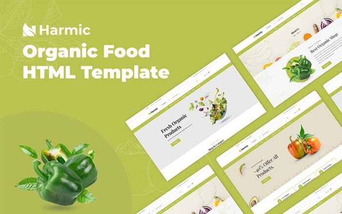 Harmic - Organic Food HTML Website Template