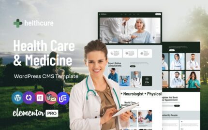 helthcure - Health Care And Medicine Multipurpose WordPress Elementor Theme WordPress Theme