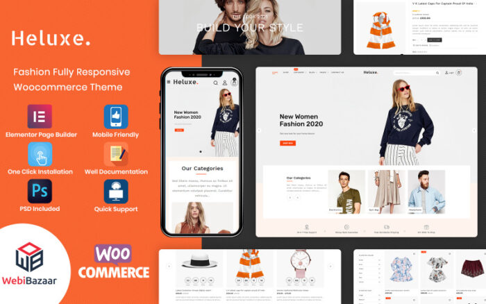 Heluxe - Fashion Shop Design WooCommerce Theme