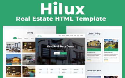 Hilux - Real Estate HTML Template Website Template