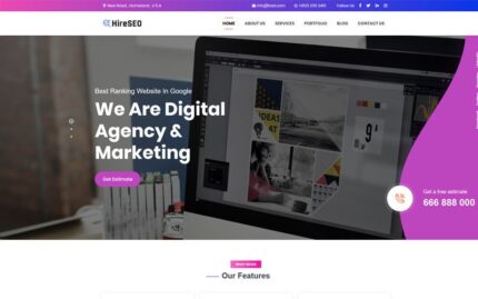 HireSEO Landing Page Template