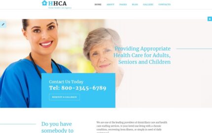 Home Health Care Agency Joomla Template