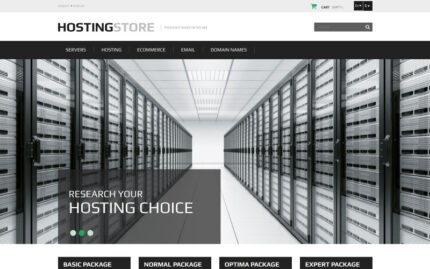 Hosting PrestaShop Theme