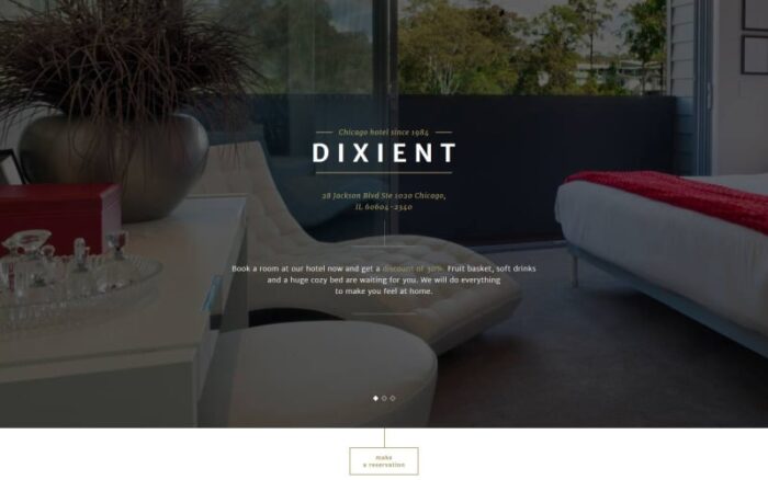 Hotels Responsive Landing Page Template