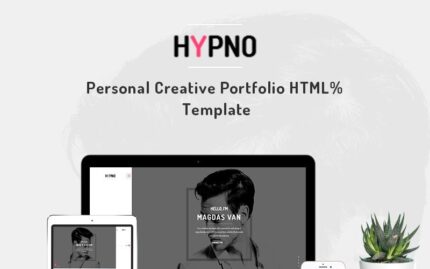 Hypno - Personal Creative Portfolio Website Template