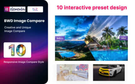 Image Compare WordPress Plugin For Elementor