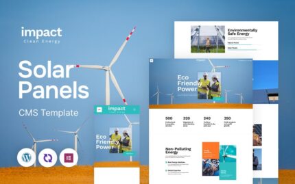 Impact - WordPress Theme for Solar Panels and Renewable Energy