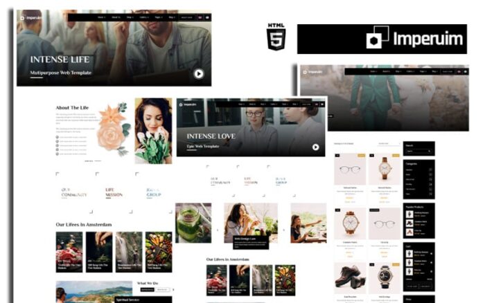 Imperuim Multipurpose Website Template