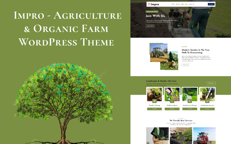 Impro - Agriculture & Organic Farm WordPress Theme