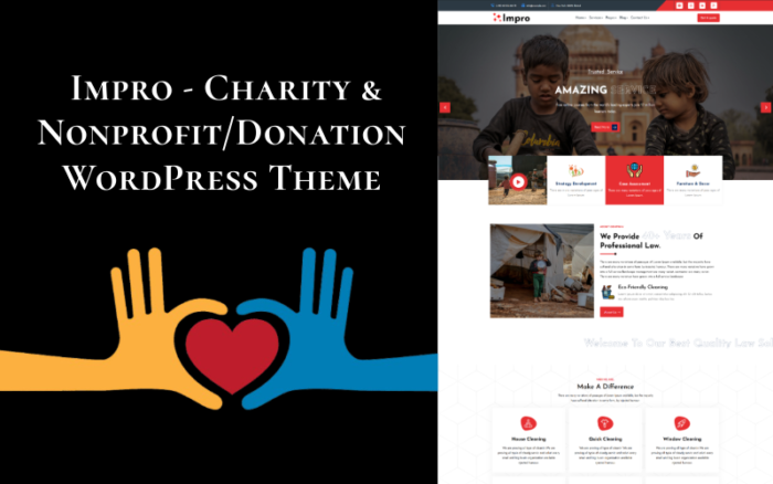 Impro - Charity & Nonprofit/Donation WordPress Theme